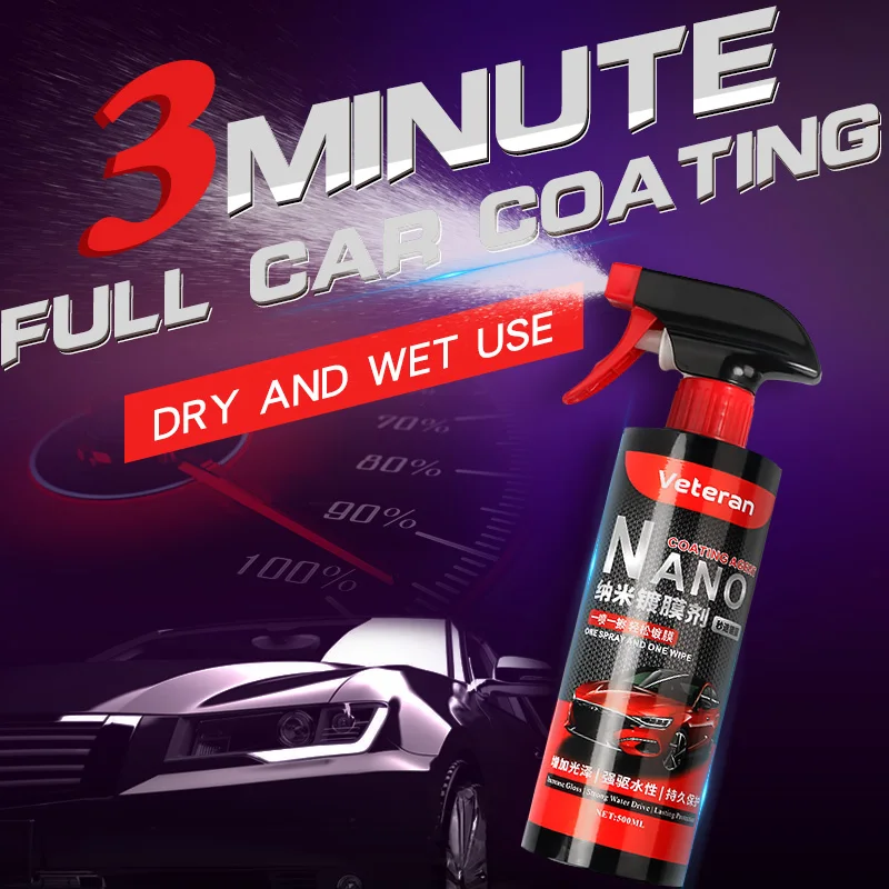 Hydrophobic Cleaner Multi-Functional 3 In 1 Coating Renewal Agent Car Coating Agent Spray High Protection Quick Coating Spray