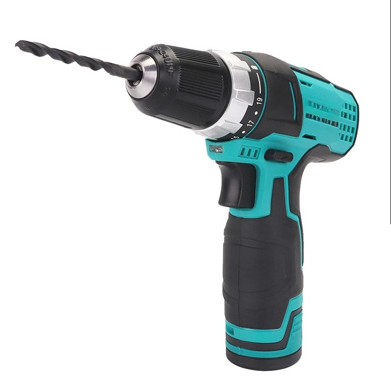 

Handheld Rechargeable Drill Electric Screwdriver Household 12V Lithium Battery