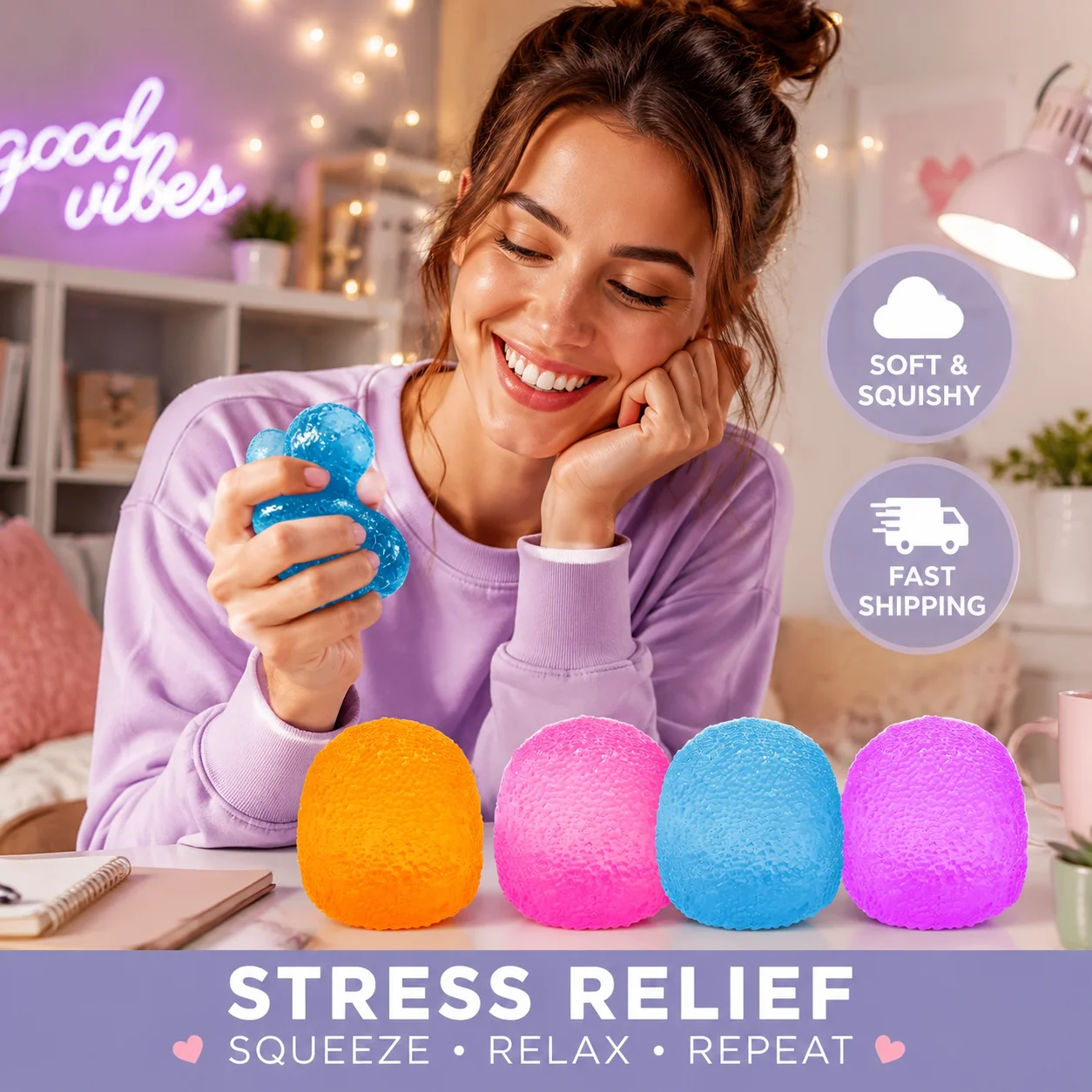 Nee Doh Dream Squishies Fidget Toys Squishy Stress Relief Candy Maltose Sensory Toys Soft Bagged For Kids Adults Party Gifts