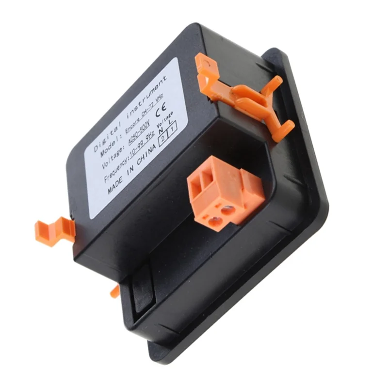 Verbeterde Digitale Voltmeter Frequentie Paneelspanning HZ-Tester AC50-500V 10-99.9HZ Rode Cijfers Display