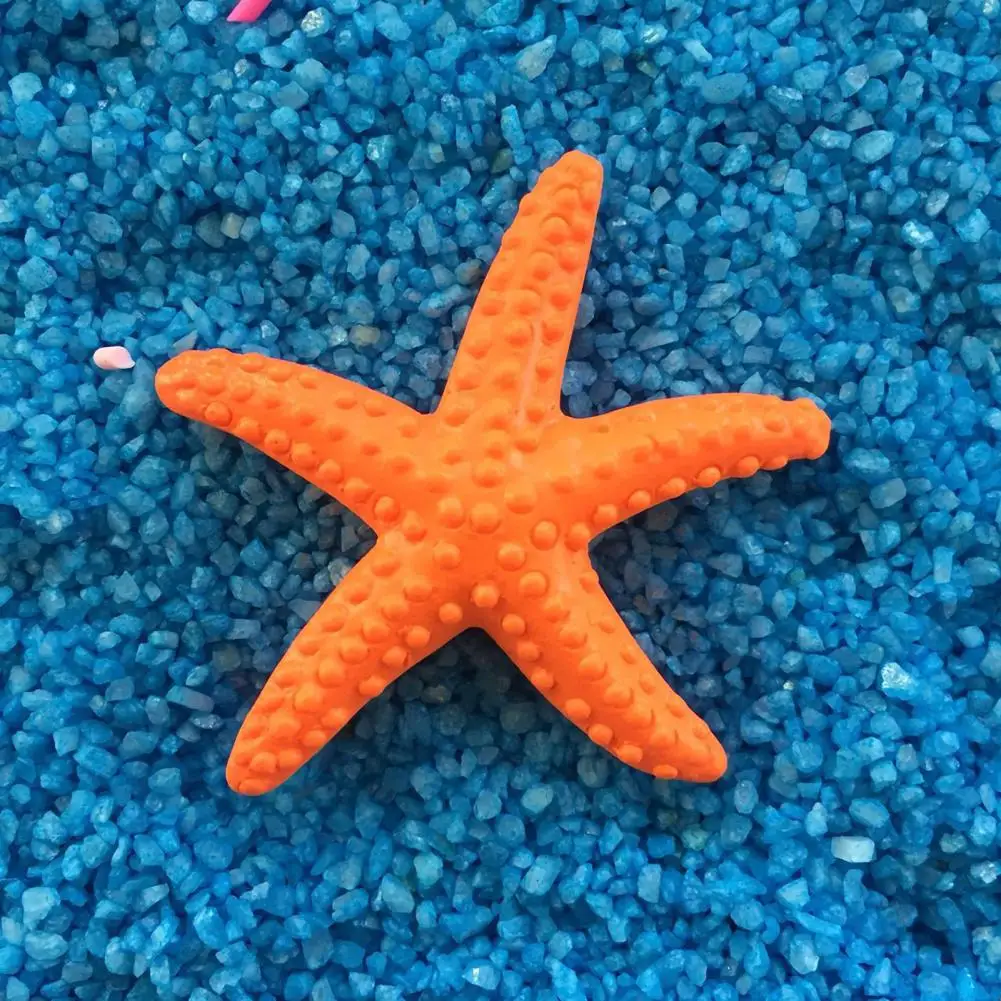 Mini Artificial Starfish Colorful Resin Sea Star Starfish Mini Ornament Fish Tank Ornaments Aquariums Decoration Accessories