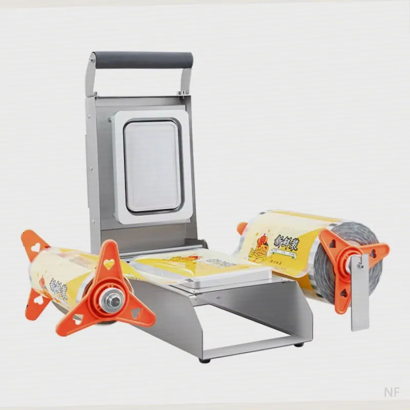NF Manual fresh-keeping sealing machine One-time quick packing week Cooked seafood packing machine Commercial plastic bowl pack