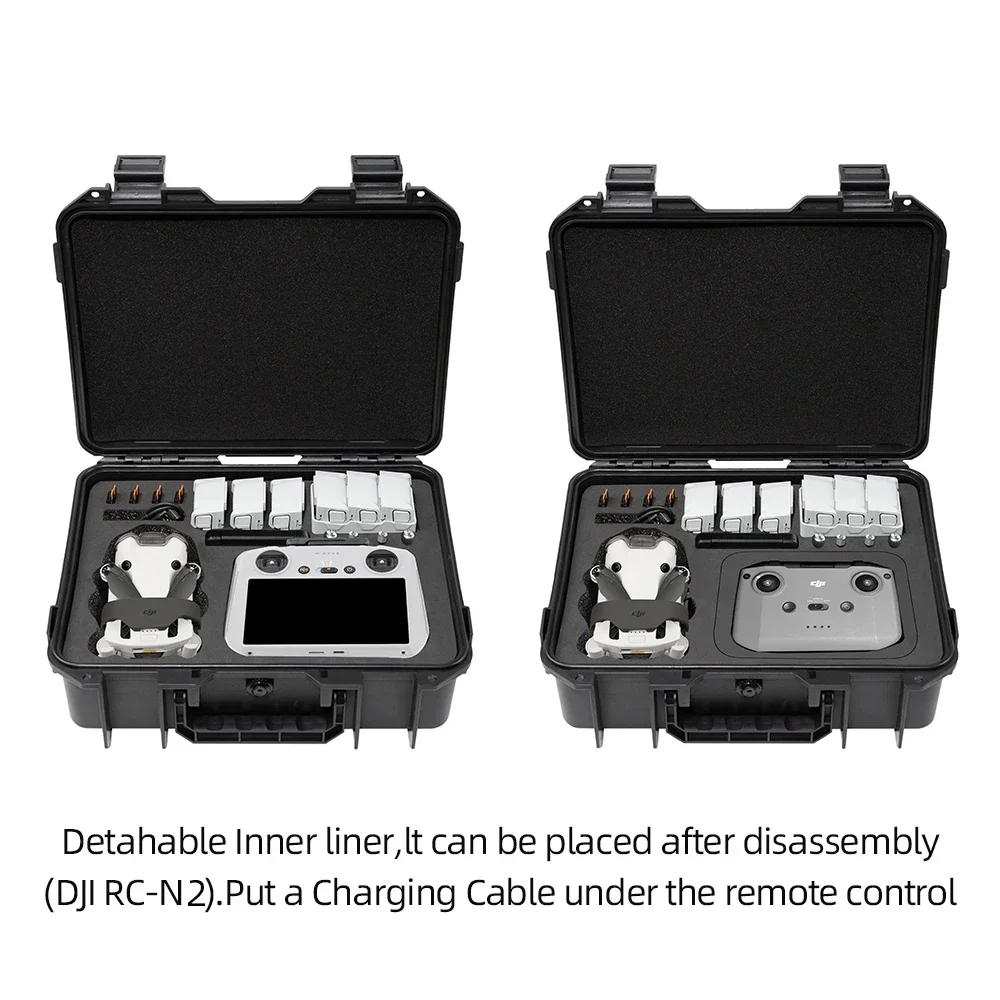 Für DJI Mini 3/4Pro Koffer Mini 4 Pro Explosionsgeschützter Koffer Mini 4 Pro Tasche Tragbare Wasserdichte Box Hartschalenkoffer mit Großer Kapazität – Detail 7