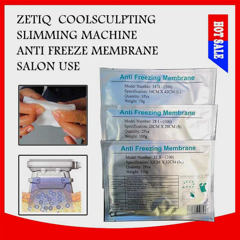 

Anti Freeze Membrane Machines Consumable Parts Cryo Therapy Cooling Gel Pad Fat Anti Freeze For Cold Weight Reduce Machine