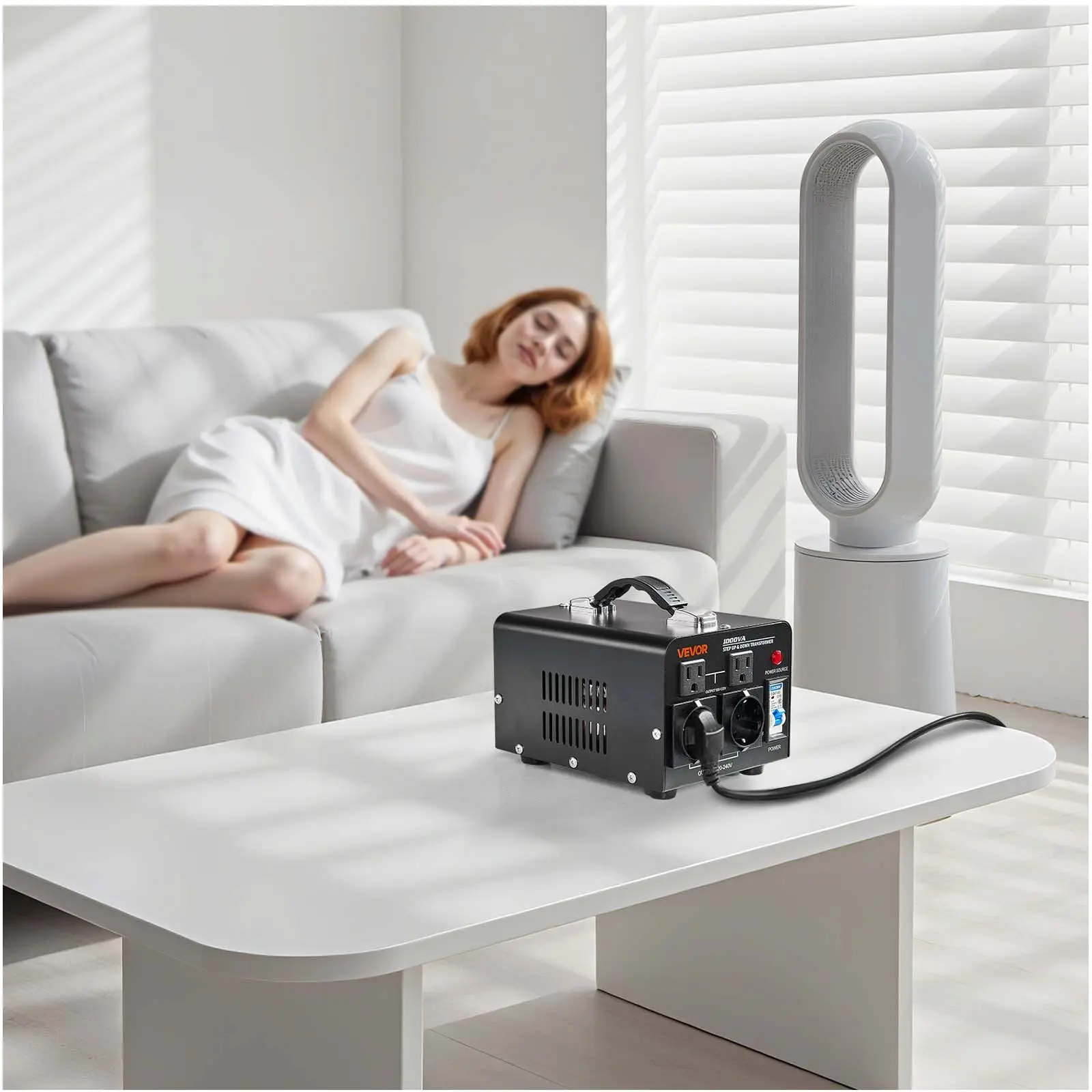 

Voltage Converter Transformer – 1000VA / 1500VA Dual-Voltage Step-Up & Step-Down for 110V ↔ 220V Devices