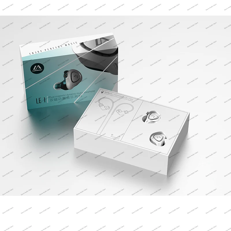 لافيالأذن LE1 HIFI ديناميكية داخل الأذن سماعات الأذن المهنية المرحلة رصد سماعات مع كابل انفصال 2pin 0.78 مللي متر