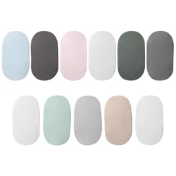 Funda protectora para sábana ajustable para bebé, funda protectora para colchones ovalados rectangulares N84E