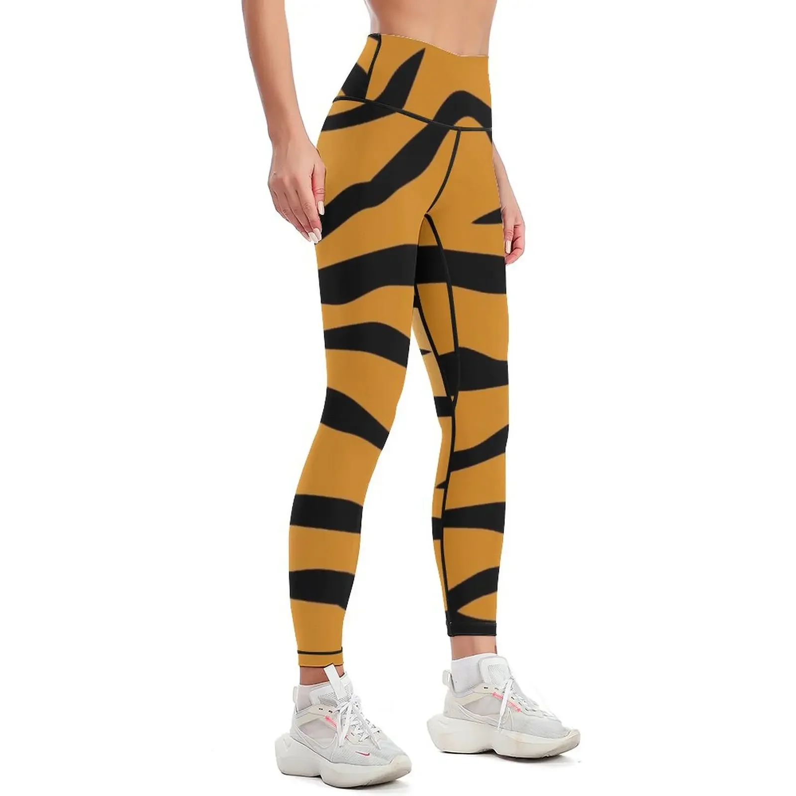 Tiger Stripes Leggings gym wear sport set push up fitness sportswear gym Womens Leggings