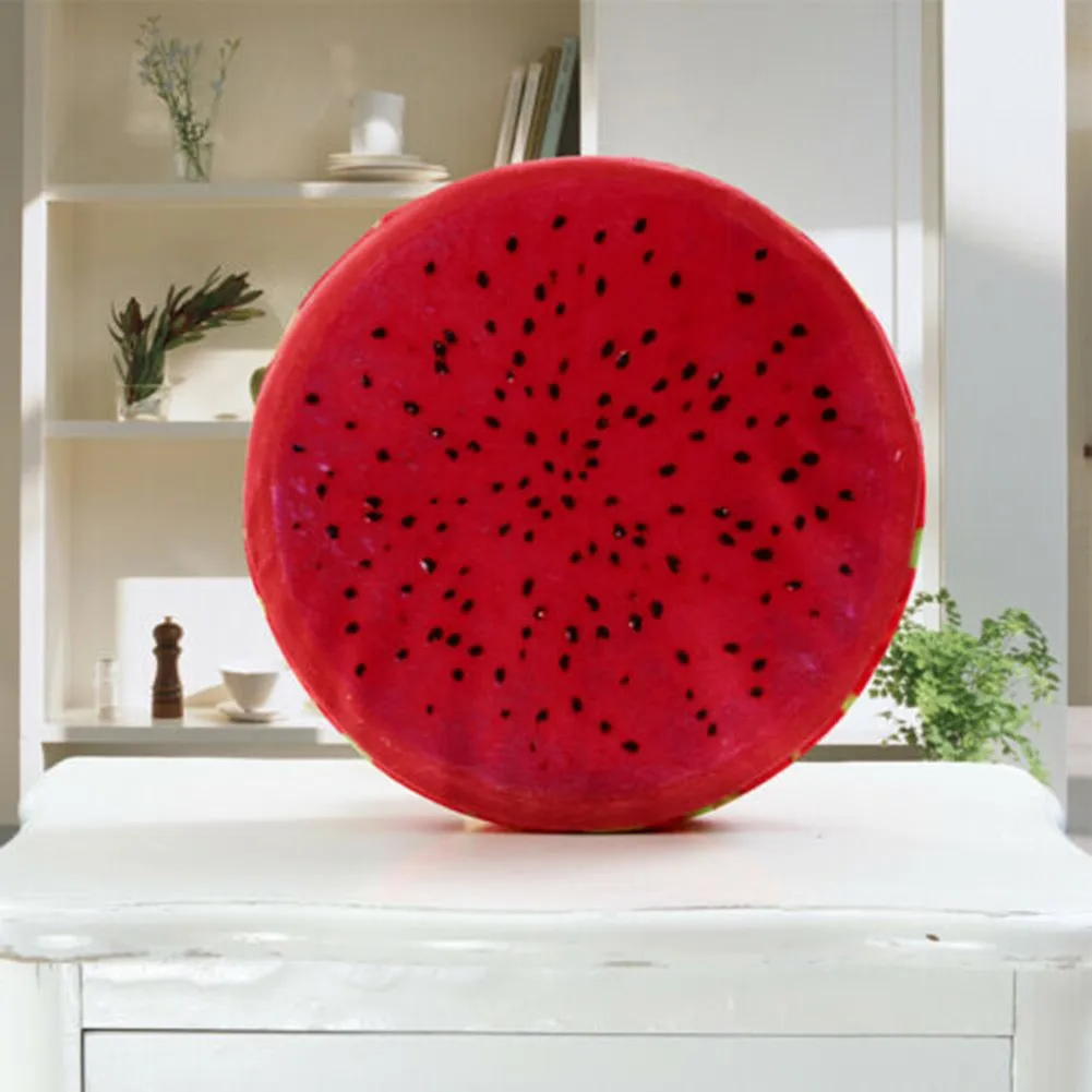 33cm Fruit Shape Plush Cushion Round Pillow