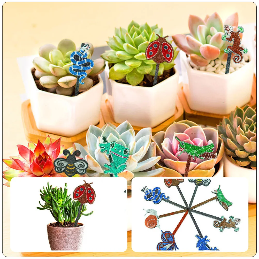 

2Pcs Silicone Plant Label Mold DIY Insect Shape Durable Craft Making Mold for Flower Pot Signs Handmade Plant Labels