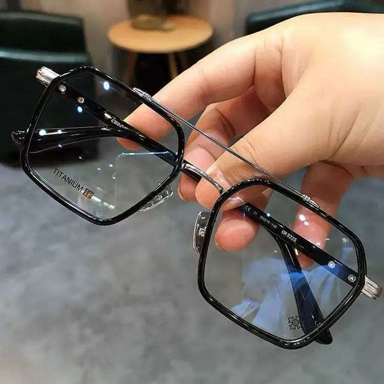Langlebige und tragbare Anti-Blaulicht-Brille, übergroßer optischer Rahmen für Männer und Frauen, ultraleichte Brille, Anti-Strahlung – Detail 3