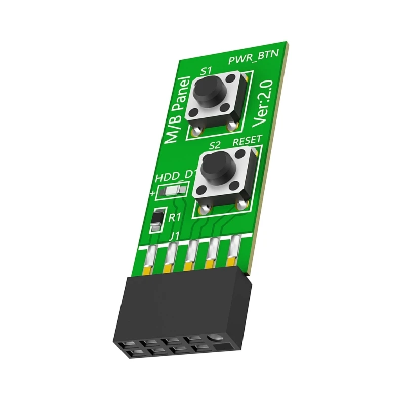 لتقوم بها بنفسك أداة تجميع الكمبيوتر موثوقة 10Pin اللوحة الرئيسية تحويل تستر لوحة توزيع محول مع إعادة تعيين زر الملحقات