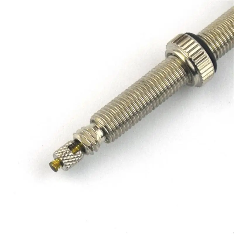 دراجة الإطارات صمام الدراجة الجبلية الطريق النحاس النقي 34/40/44/48/60 مللي متر الدراجات اكسسوارات الدراجة صمام تفريغ لايحتاج دراجة اكسسوارات