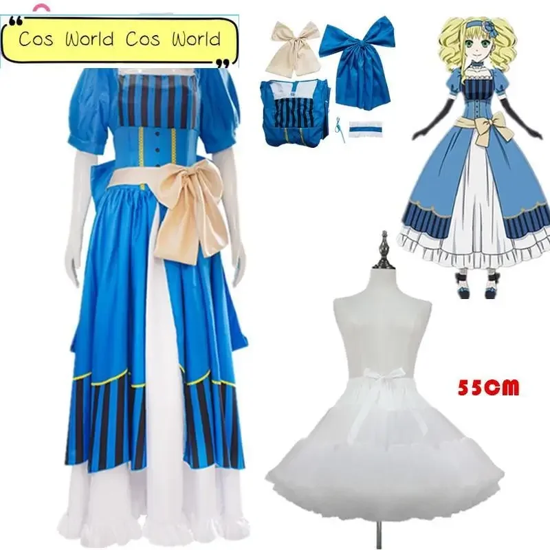 

Anime Cosplay Black Butler Costume Elizabeth Ethel Cordelia Midford Cosplay Dress Elizabeth Uniform Halloween Outfit for Women