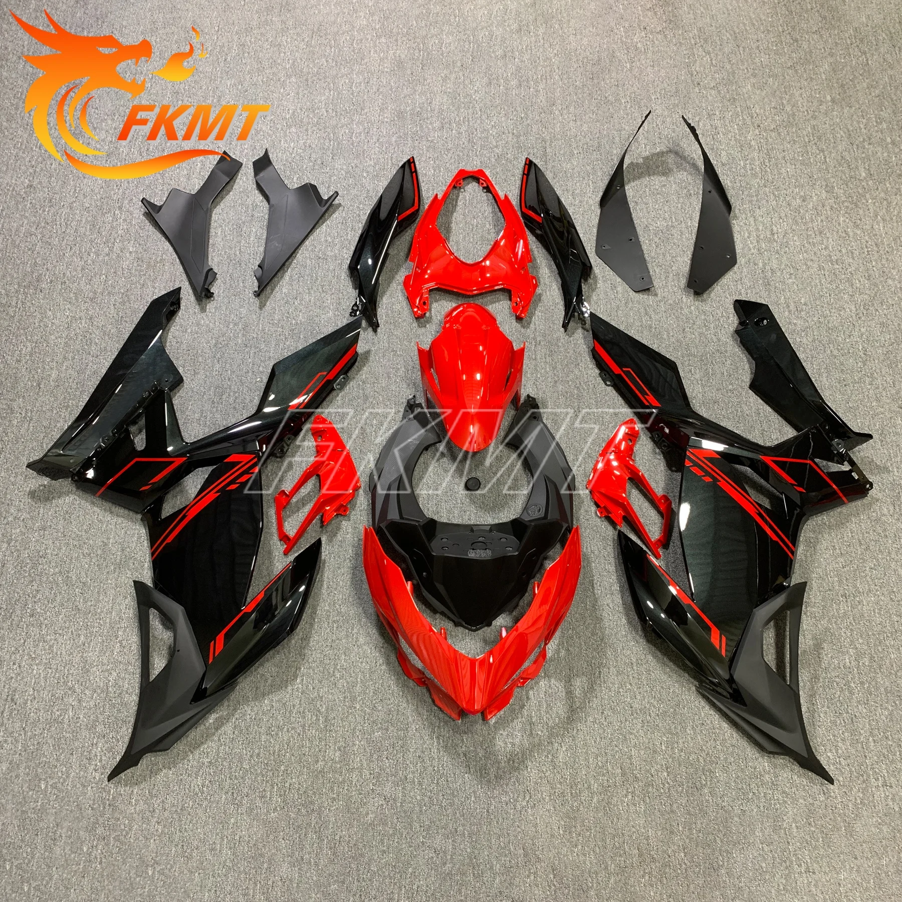 For Kawasaki ninja 400 2018 2019 2020 2021 2022 2023 Motorcycle integral fairing sticker decal kit For ninja400 EX400
