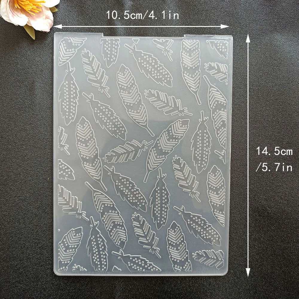 New Style Classical Embossing Folder Transparent Embossing Plastic Plates Design For DIY Paper Cutting Dies Scrapbooking Figure