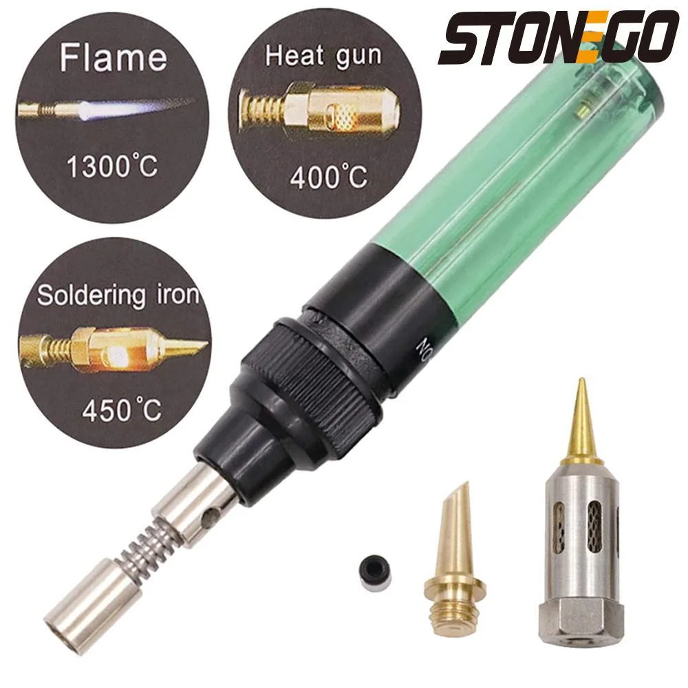 

STONEGO 1 Set Electric Soldering Iron Pen Blow Torch Wireless Outdoor Cordless DIY Iron Electrician Tools