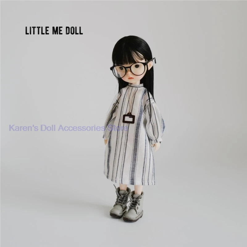 2026 New clothes for Blythe/landoudou doll Long, cotton and linen dress: AZONE/OB22/OB24/BLYTHE cool style