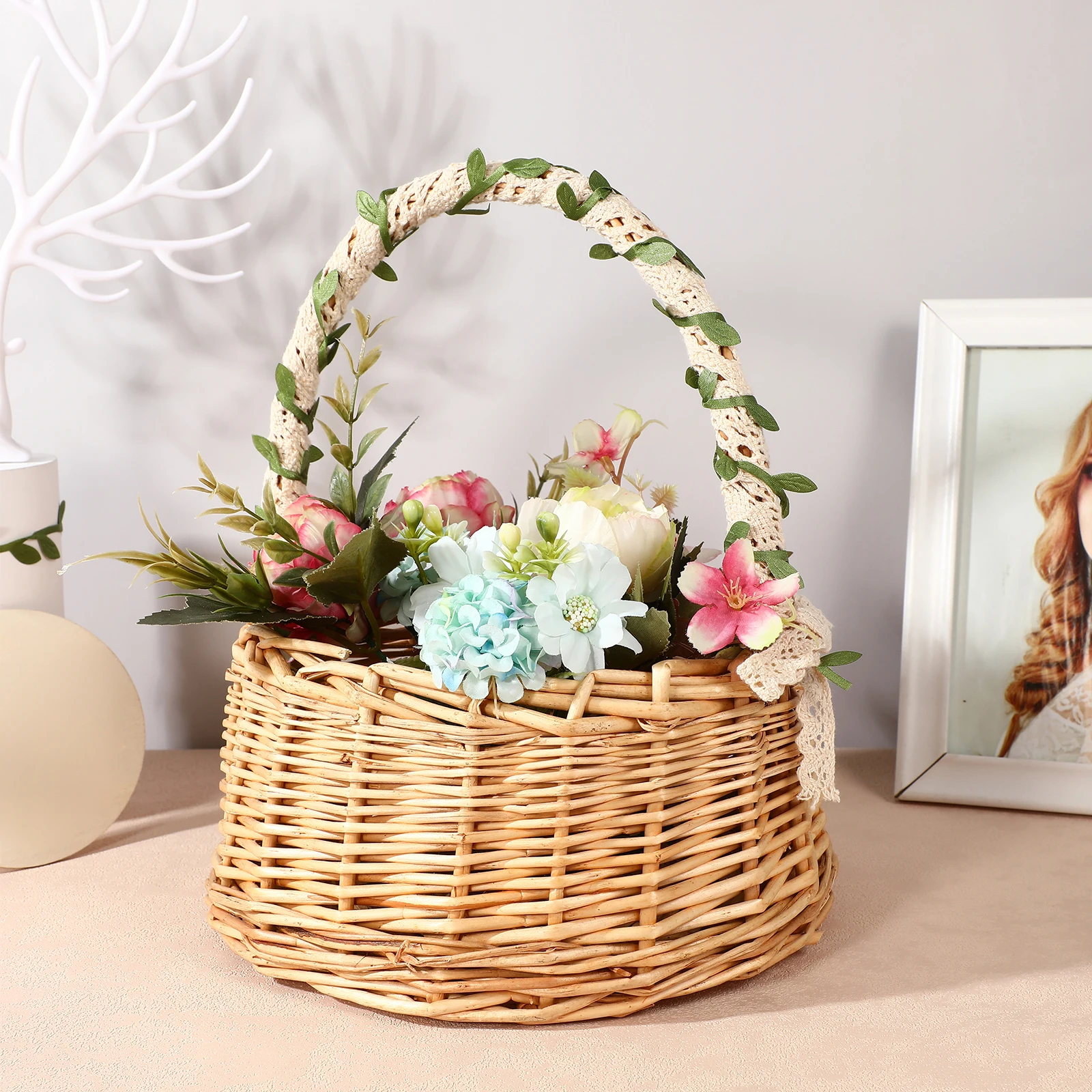 

Artificial Green Leaf Vine 20 Yards High Simulation Fake Vines DIY Garland Crafts Leaf Ribbon Green Leaves Garland for Party