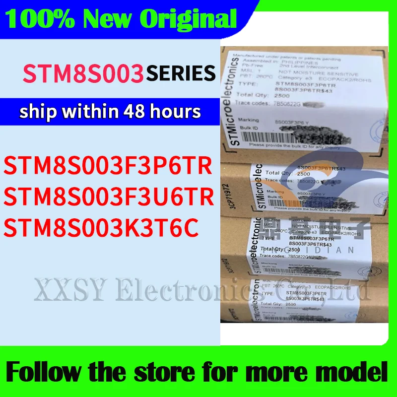 STM8S003F3P6 STM8S003F3U6  STM8S003F3P6TR  STM8S003K3T6C STM8S003F3U6TR  Original High quality New