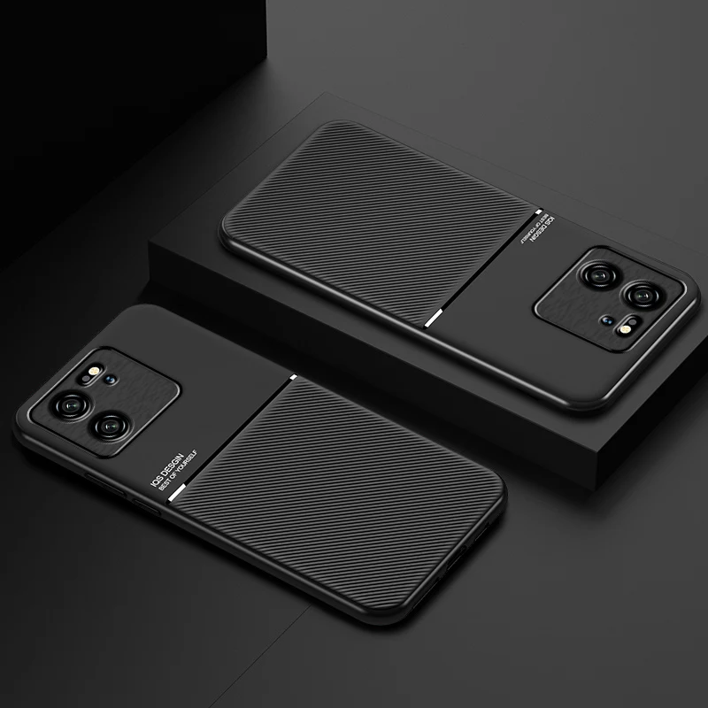Case For Xiaomi 13T Built-in Metal Plate Support on Car Holder Shockproof Hard Cover For Xiaomi 13T Pro