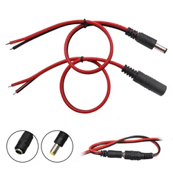 5/20Pcs 5.5x2.1 mm Male Female Plug DC Power Pigtail Cable Jack 12V for CCTV Camera Connector Tail Extension 24V DC Wire