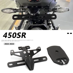 For CFMOTO 450 SR 450SR 2022 2023 2024 New Motorcycle Black Tail Tidy License Plate Holder Eliminator Registration Frame Bracket