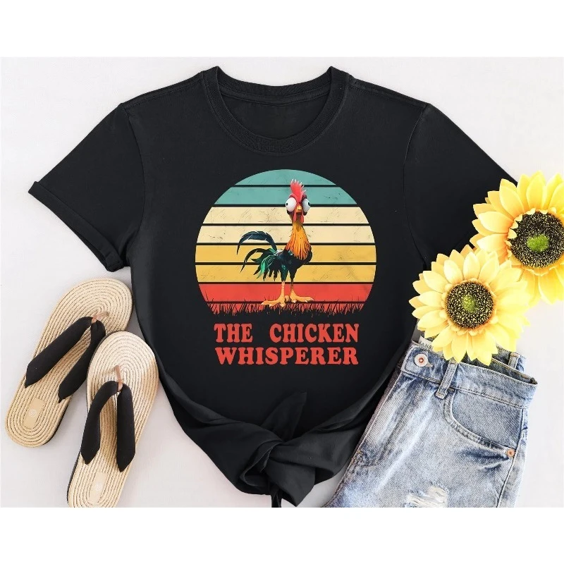 

The Chicken Whisperer Vintage Tshirt Men Women Children Kids T-shirt Children's and parent's clothing for both boys and girls