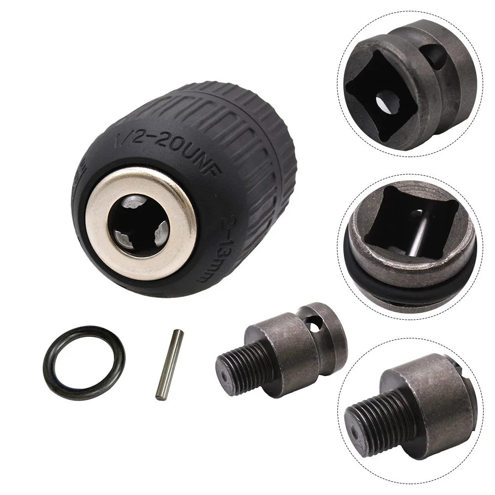 1 комплект, электрический молоток, прецизионный сбалансированный ручной сверлильный патрон, замена для электроинструментов, высокопрочная сталь, пластик