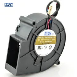 Ventilateurs centrifuges de refroidissement de processeur d'ordinateur, souffleurs d'air pour AVC, BA10033B12U, 9CM, 9733, 97*94*33, DC 12V, 2.4A