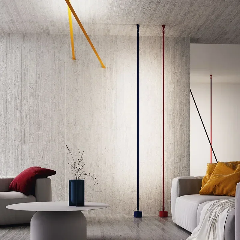 

SANDYHA Nordic Floor Lamp Modern Simple Design LED Belt Light for Living Room Bedroom Dining Table Wall Home Decoration