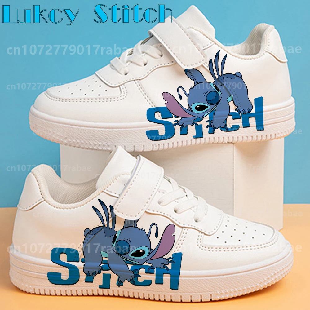 Stitch Shoes sneakers for children Student Casual basketball shoes Kid Sneakers girls boys Running Fashion Sports Shoes Gift