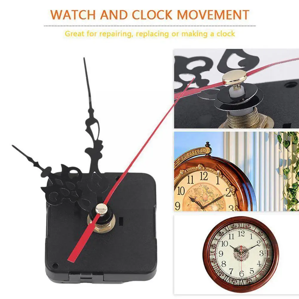 Quartz Clock Repair Movement Needles Handmade Silent Wall Clock Repair Clock Mechanism Parts With Needles Accessory For DIY M1I1
