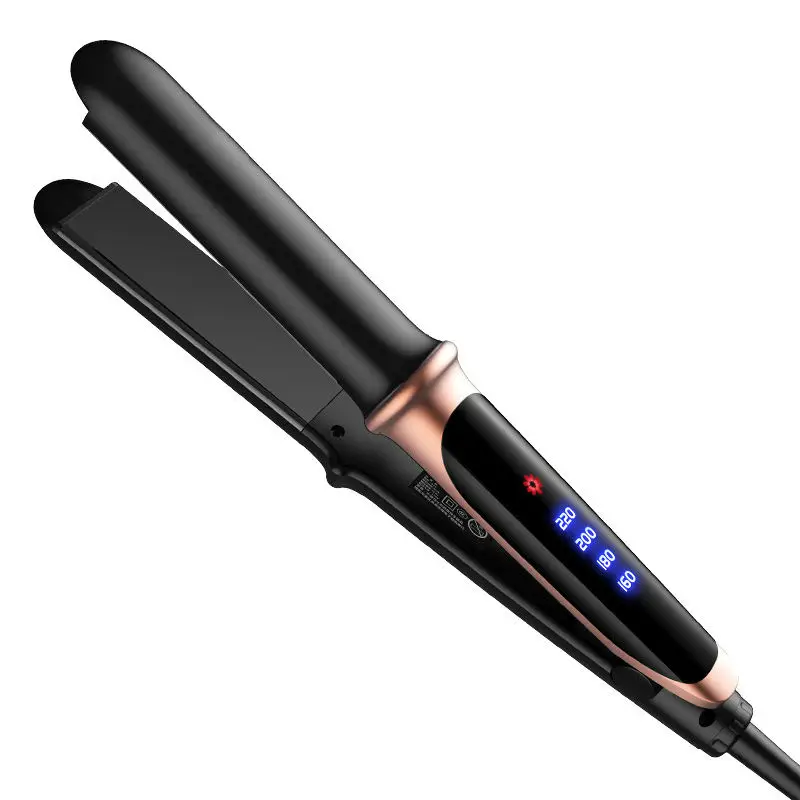 2-in-1 professional hair straightener Adjustable negative ion titanium plate hair straightener hair styling tool