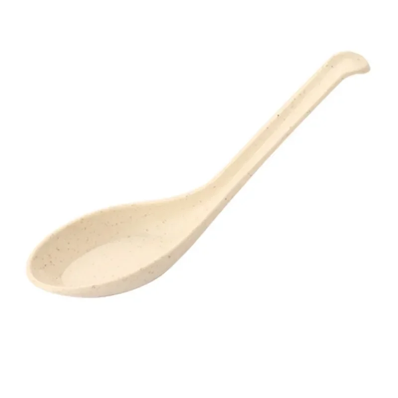 1PC Wheat Straw Soup Spoon Kids Soup Spoon Portable Tableware Eco Friendly Flatware Kitchen Tool