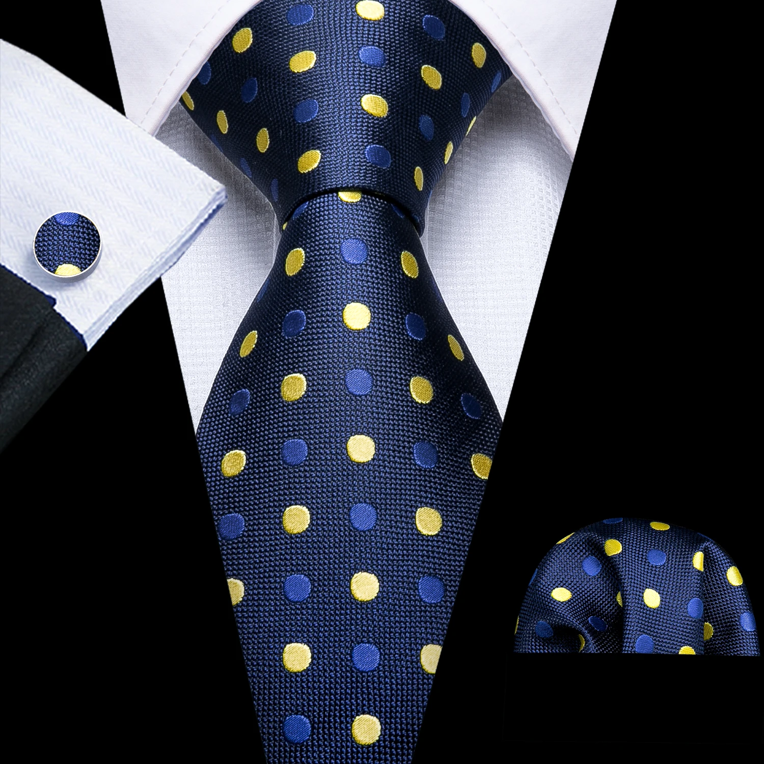 Conjunto clássico de abotoadur - Silk Tie Striped avaliação e preço