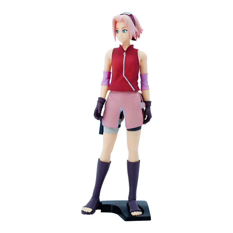 Naruto-Figur, Anime, Shippuden, Haruno Sakura, Actionfigur, stehende Position, Sammlung, Spielzeug für Weihnachtsgeschenk, 27 cm