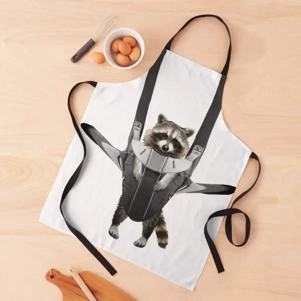 

Raccoon whisperer Apron kitchen clothes Teacher bib Home Supplies Apron
