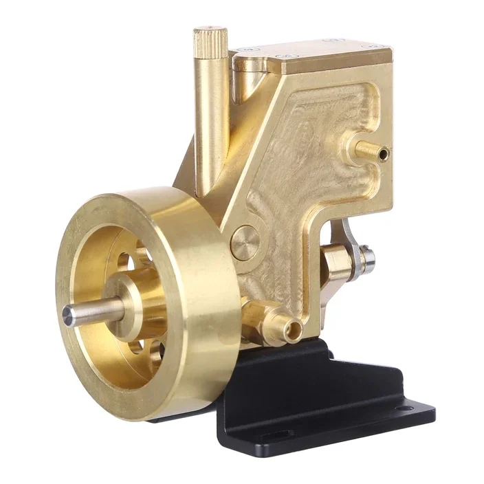 Mini Steam Engine Model Toy Copper Material Exquisite Craftsmanship Exquisite Cylinder Mini Experimental Steam Engine Model Toys