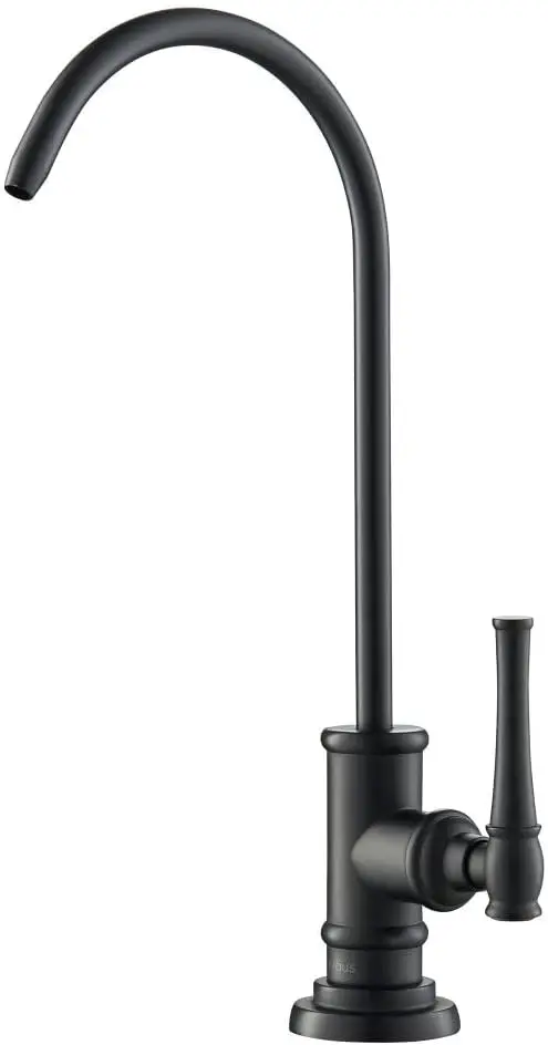 

Allyn 100% Lead-Free Kitchen Water Filter Faucet in Matte Black, FF-102MB