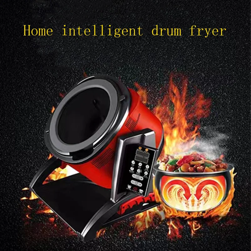 6L Easy Plate Stir Fryer Fully Automatic Intelligent Home Robot Cooking Pot 220V