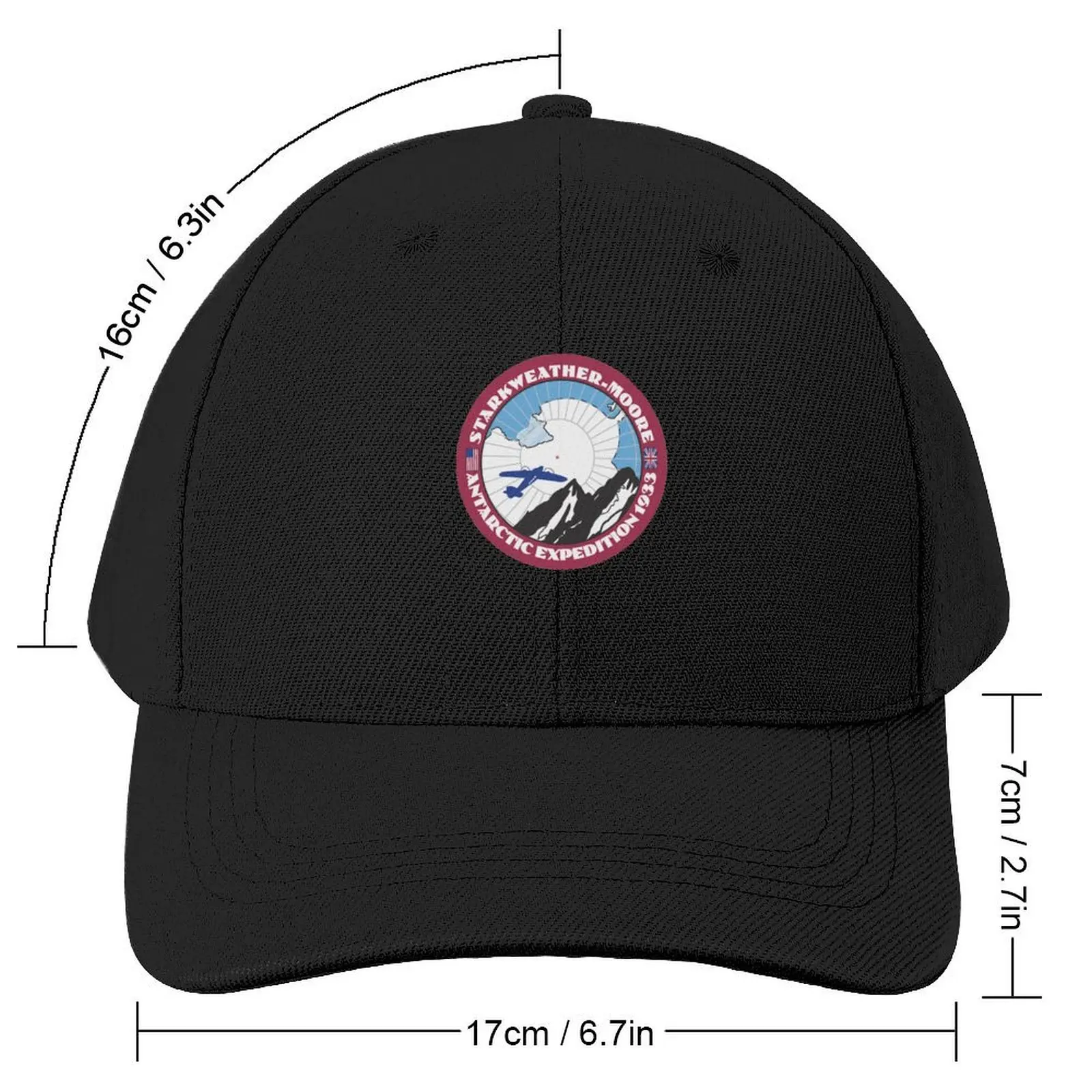 Expedition Patch Starkweather-Moore 1933 (Colour) - Beyond the Mountains of Madness Baseball Cap funny hat Girl'S Hats Men's