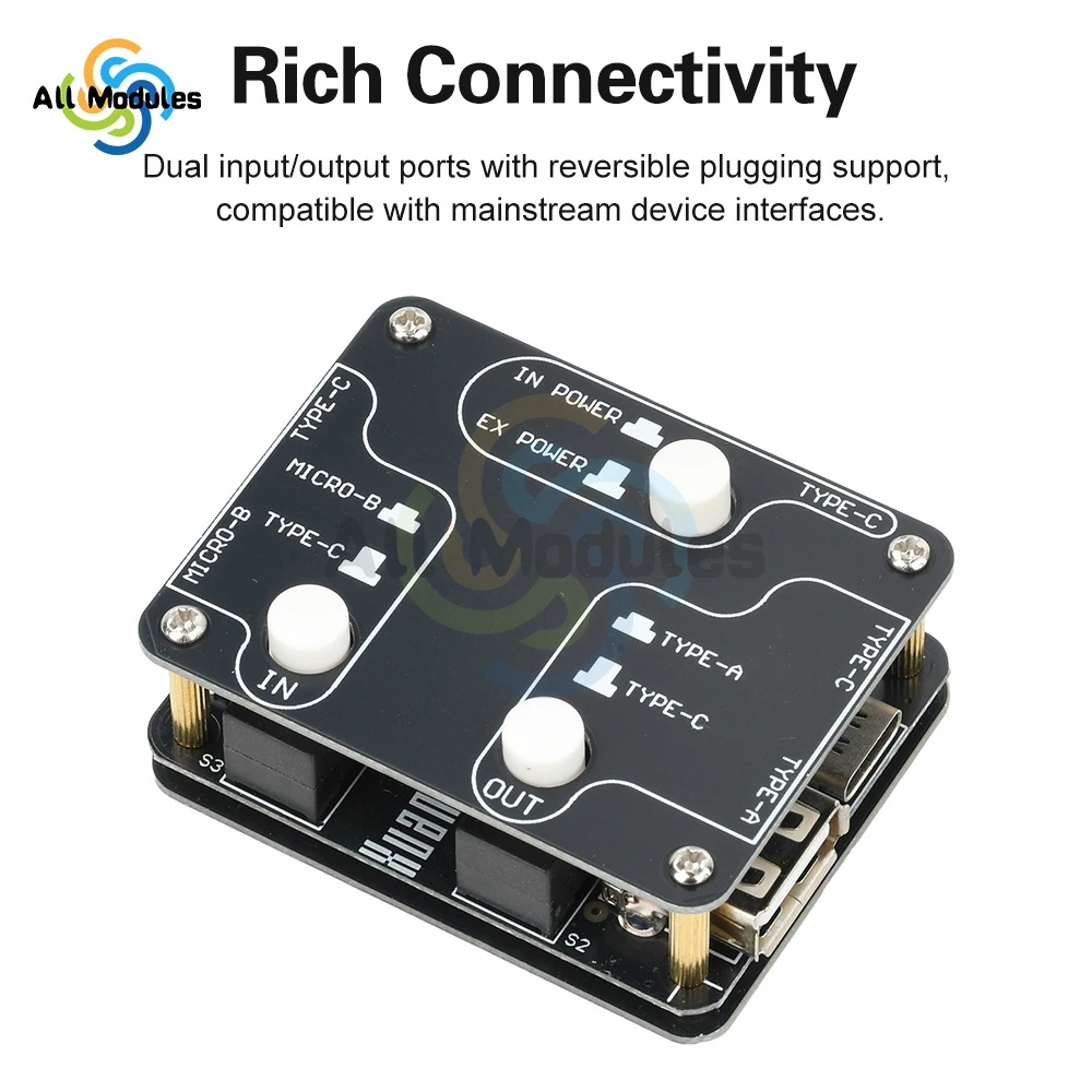 

U8Pro USB 2.0 Isolator USB High-Speed Isolator Isolation Module 480Mbps Audio Noise Reduction Filter