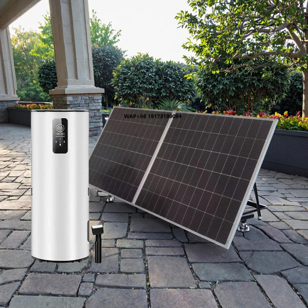 Direct Factory Smart Solar Water Heater Convenient Plug-in Design Freestanding Pressurized 3 Years Warranty Electric