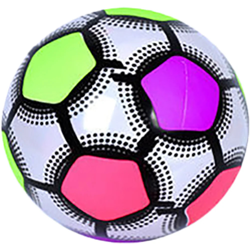 Inflatable LED up Soccer Toy Toddler Toys Flash Outdoor Training Plastic Sports Entertainment