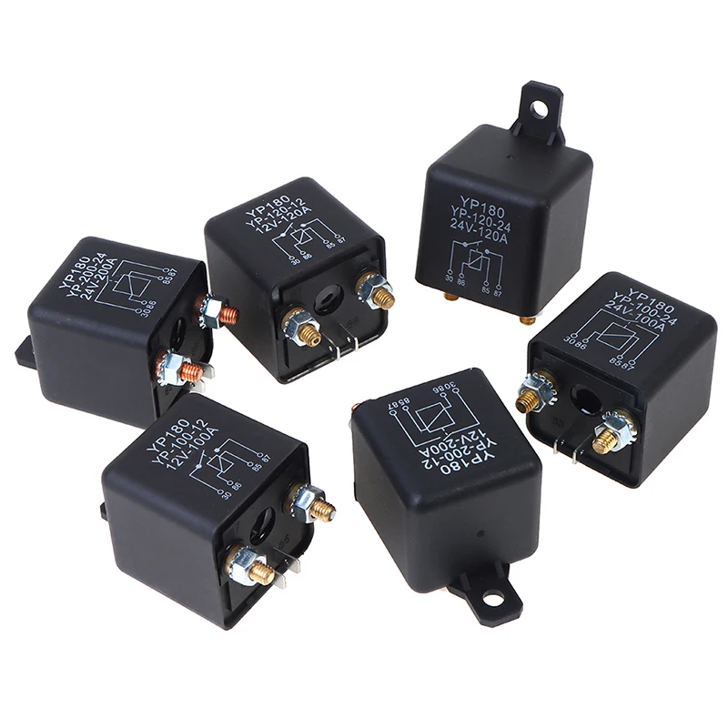 High Current 4 Pin Car Relay WM686 Dual Battery Isolated 12V 24V 200A 120A 100A Car Truck Motor Automotive Starting Relay