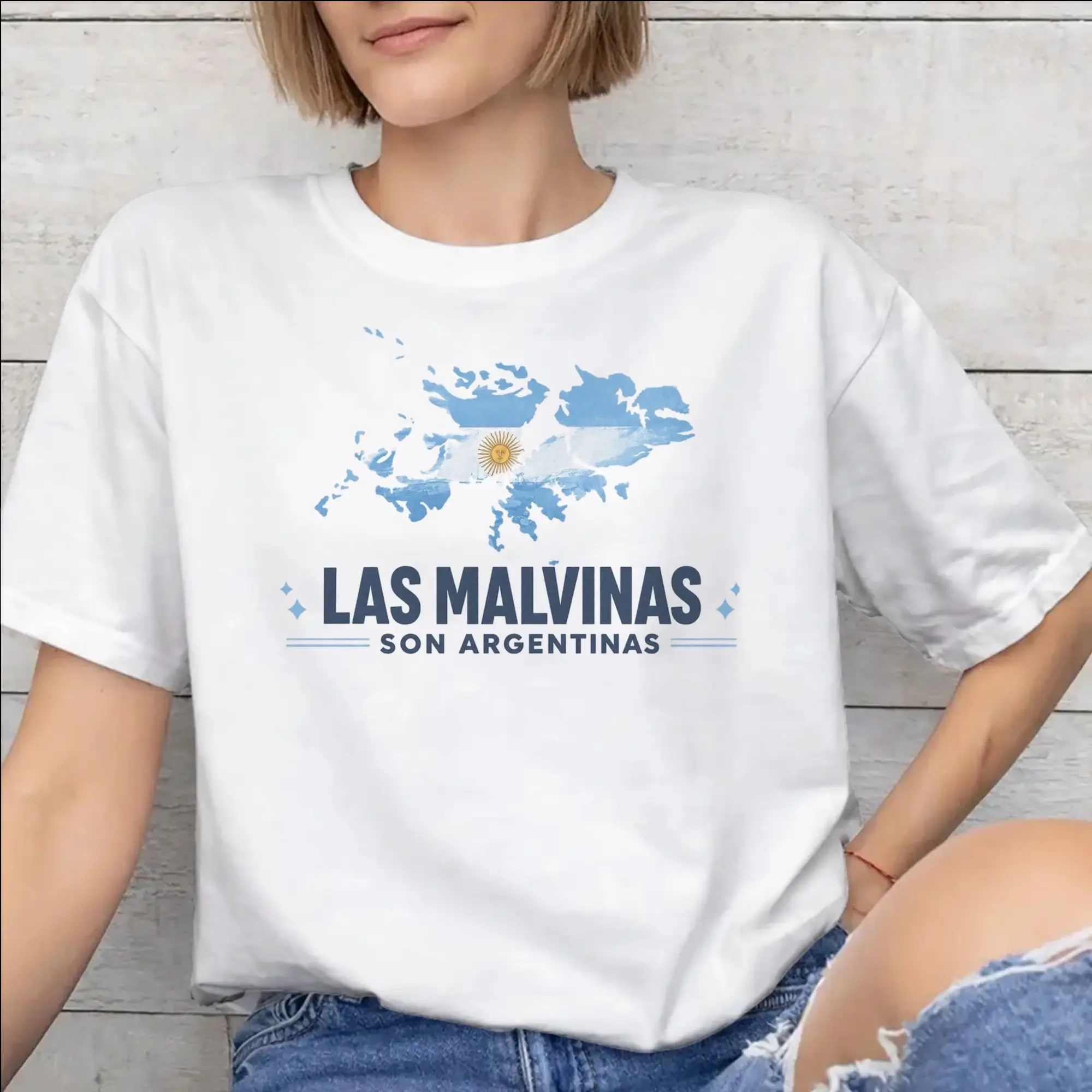Men Women New Arrival Las Malvinas Son Argentinas  Tee T Shirt 100% Cotton  T-shirts Clothing