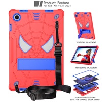 Case For Samsung Galaxy Tab A8 10.5 SM-X200 X205 X207 2022 2021 Kids Cover Heavy Duty Shockproof Kickstand Funda Shoulder Strap