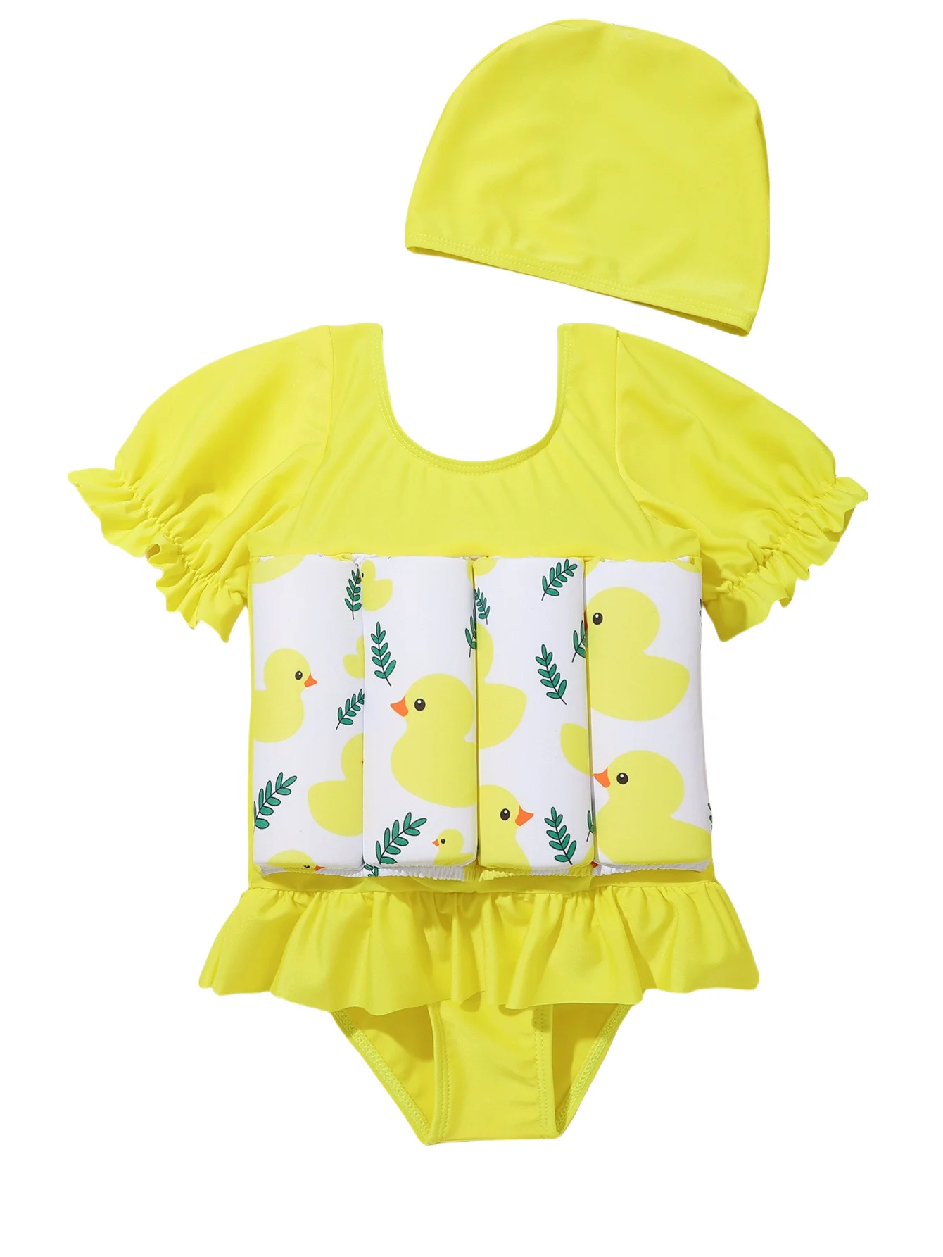 

Baby Floating Swimsuit Adjustable Removable Buoyancy One-Piece Swim Vest Toddler Boys Girls Summer Beach Swimming Bathing Suit