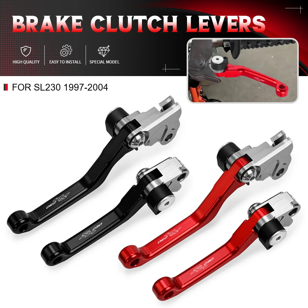 

Dirt Bike Brake Clutch Levers Motorcross Accessories Brake Clutch Lever For HONDA SL230 1997 1998 1999 2000 2001 2002 2003 2004